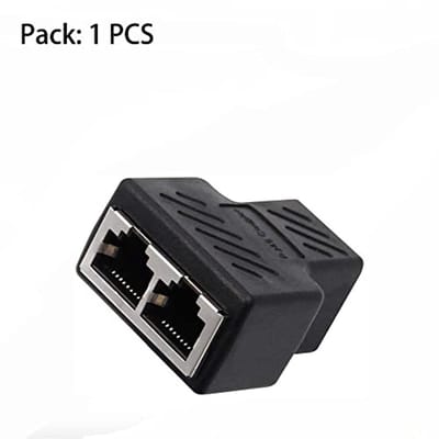 Netwerk Splitter Adapter - Ethernet Connector - Netwerk Uitbreiden - Signaal Stabiliteit