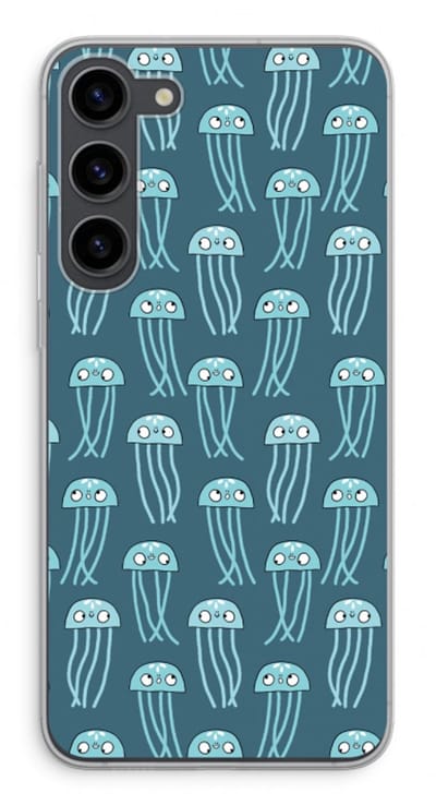 Case Company® - Hoesje geschikt voor Samsung Galaxy S23 Plus hoesje - Kwallie - Soft Cover Telefoonhoesje - Bescherming aan alle Kanten en Schermrand