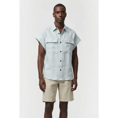IRO Paris Eliott Light Green Maat: M | Casual Overhemden Outlet | Heren | Groen