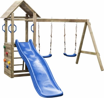 Swingking Speeltoestel Met Glijbaan Tour Maria Blauw 175cm