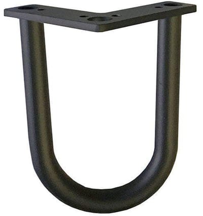 Stalen hairpin zwart hairpin ø 1,6 cm en hoogte 15 cm - Set van 4 stuks