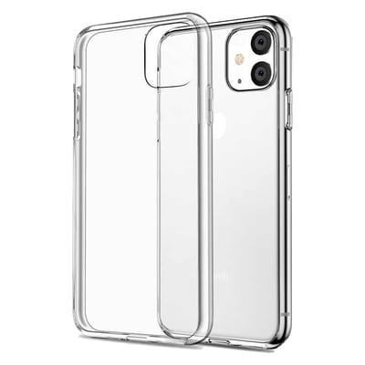 Hoesje - Geschikt voor Apple iPhone 11 - Sterk & Shockproof - Siliconen Case - Hoes Cover - Telefoonhoes - Transparant