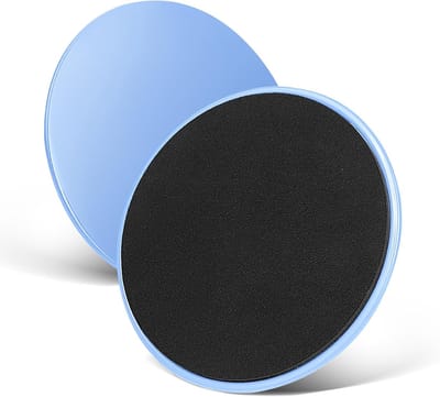 Core Sliders - Workout Discs - Full Body Training - Dubbelzijdig Gebruik - 7 Inch Diameter - Blauw