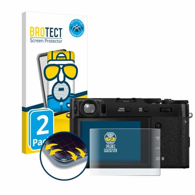 BROTECT - Screenprotector voor Fujifilm X100VI - Folie Beschermfolie matte volledig dekking 2 Stuks