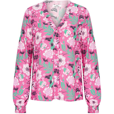 Hv Society - Blouses - Bright Pink - S (36)