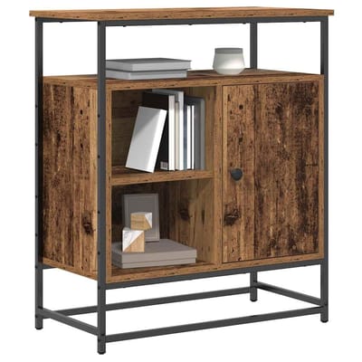 vidaXL - Dressoir - Oudhout - 69 - x - 35 - x - 80 - cm - Bewerkt - hout