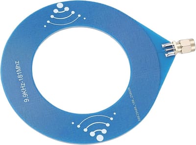 Donut FM-ringantenne - Lusantenne Kortegolf - Radio Ontvangst - Breed Frequentiebereik - 15 x 12 x 1 cm - Zwart