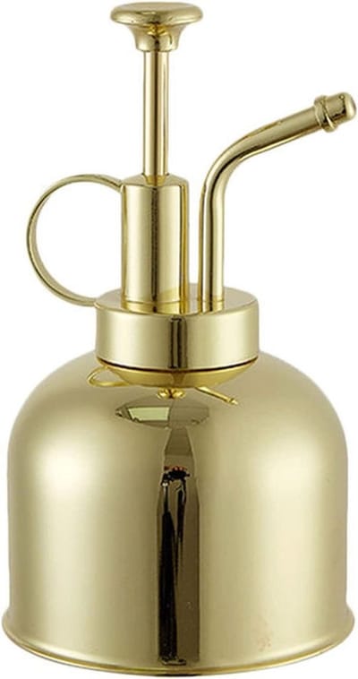 Gieter Mini - Waterkan Bloemen - Planten Verzorgen - Koperen Robuust - 300 ml - Goud
