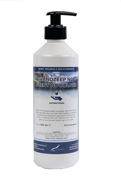 Handzeep No Scent, No Colour 500 ml - met gratis pompje