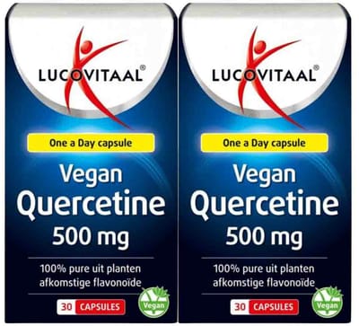 Lucovitaal Quercetine 500mg - 2 x 30 capsules - Voordeelverpakking