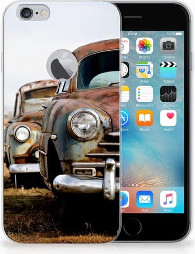 Apple iPhone 6 Plus | 6s Plus Siliconen Hoesje met foto Vintage Auto