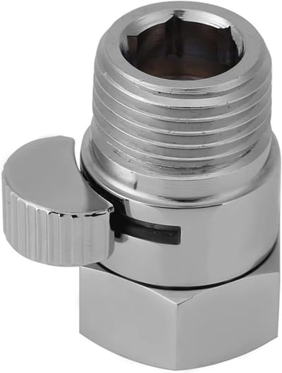 Afsluitventiel voor douche slang, waterstop voor douche, solide messing afsluitventiel voor waterbesparing en controle van waterstroom