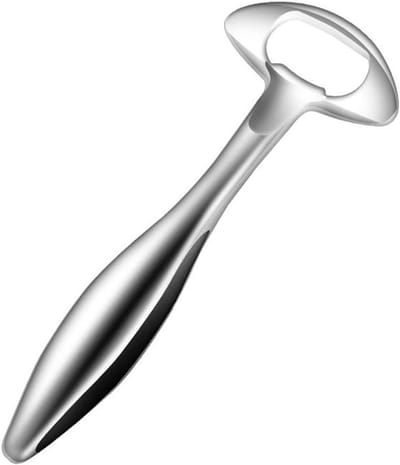 Ergonomische flesopener met antisliphandvat, ideaal voor bierliefhebbers en perfecte gepersonaliseerde cadeaus voor Vaderdag