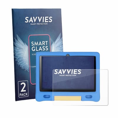 2 Stuks Savvies Screenprotector - geschikt voor Bufo Kids Tablet 10.1" - beschermfolie glas transparant