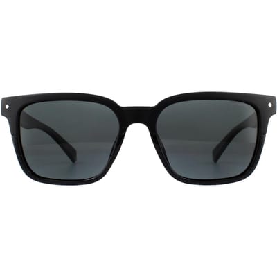 Polaroid Square unisex zwart grijze gepolariseerde zonnebril