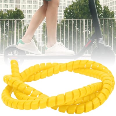 Remleiding Spiraalbuis Kabelbehuizing Beschermhoes voor Xiaomi M365 Elektrische Scooteryellow yellow
