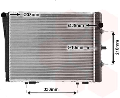 Van Wezel - RADIATOR VOOR MERCEDES BENZ C-CLASS W202 1993-2000 2025005103