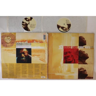LP Plaat HORACE ANDY - Good Vibes BAFLP019 BLOOD & FIRE 1997 VK Reggae, Ska & Dub Gebruikt brown