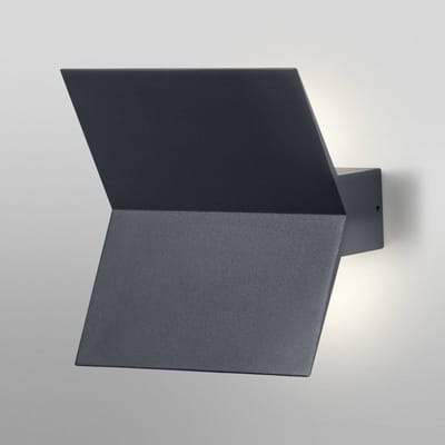 OSRAM ENDURA STYLE BAT buitenwandlamp, LED wandlamp met indirect licht, warm wit, 3000K, aluminium, IP44, 9,5W