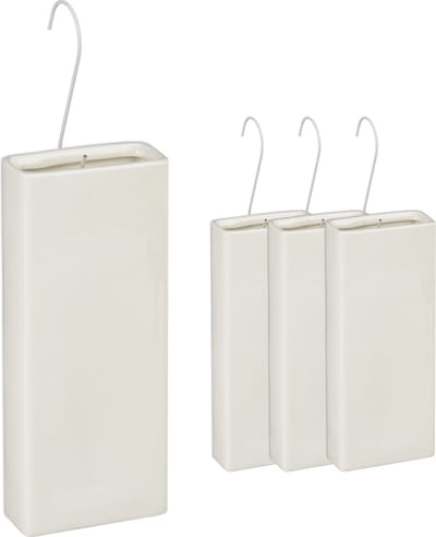 luchtbevochtiger - verwarming - set van 4 - waterverdampers - met ophanghaken - keramiek