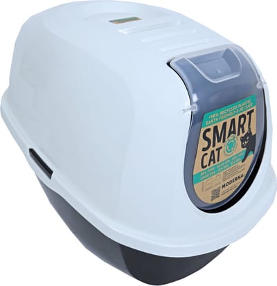 Moderna Kattenbak Smart-Cat - 53x39x41 cm - Licht Zwart/Graniet
