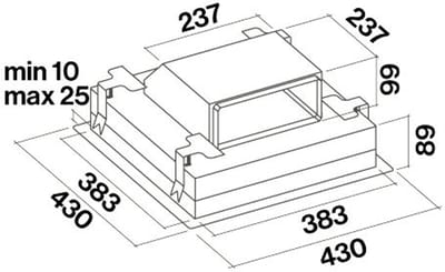 Falmec KACL.951 afzuigkapaccessoire Afzuigkap filter