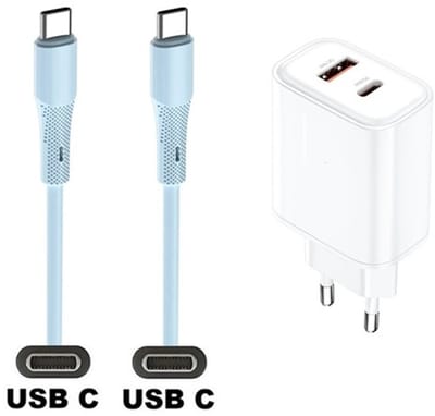 36W super snellader met 2 poorten + 1,0m USB C naar C kabel. Universele PD lader. Oplader adapter past op Google Pixel 1, 2, 2XL, 3, 3XL, 3a, 3a XL, 4, 4XL, 4a, 5, 5a, 6a, 7, 7 Pro, 8, 8a, 8 Pro, 9, 9 Pro, 9 Pro XL, 9 Fold, C, XL