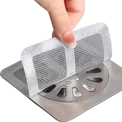 Afvoerstop - Gootsteenstop - Haarfilter - Voorkomt Verstopte Afvoer - Geschikt voor Badkamer Keuken en Bad - 20 Stuks