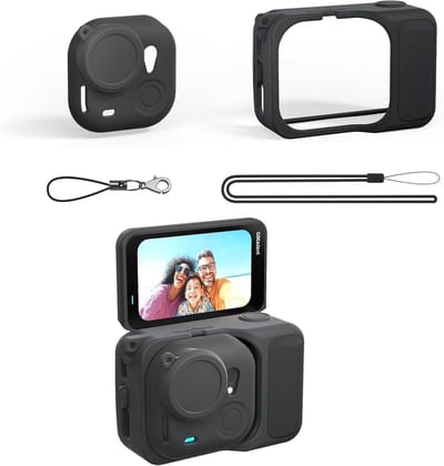 Beschermhoes Camera - Case Camera Accessoire - Camera Beschermen - Siliconen Materiaal - 94 x 77 x 35 cm - Zwart