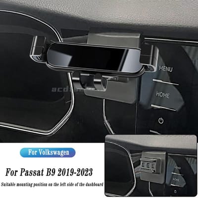 Autotelefoonhouder Voor Volkswagen Passat B7 B8 B9 2011- Zwaartekracht Navigatiebeugel GPS Stand Luchtrooster Clip Ondersteuning Bevestiging