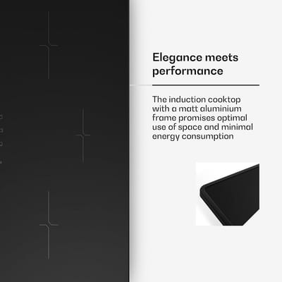 Inbouwkookplaat Inductie 80 cm - 3 Zones - 5500W Vermogen - Touch Control met Timer