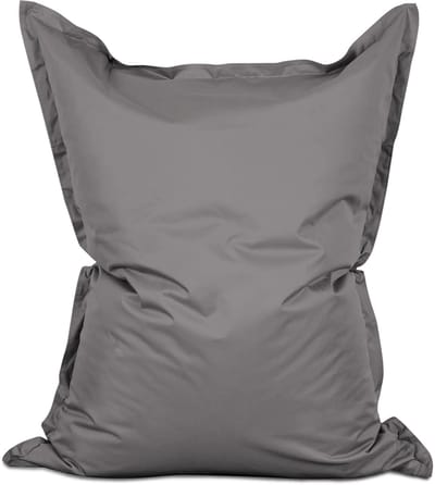 Lumaland - Grote luxe XXL zitzak - 380 liter vulling - 140 x 180 cm - geschikt voor Indoor & Outdoor - verkrijgbaar in verschillende kleuren - Grijs