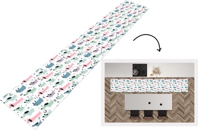 Keukenloper - Loper keuken - Patroon - Hond - Tekenen - 300x50 cm - Keukenloper vinyl
