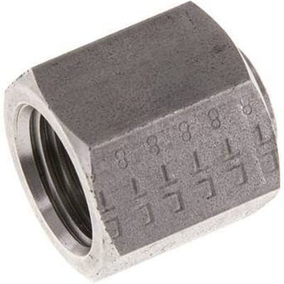 JIC Eindkap UNF 9/16''-18 RVS 275 bar (3863.75psi)