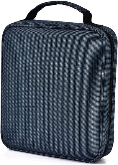 Etui met 120 vakken - Pennendoos Opberger - Creatief Organiseren - Grote capaciteit - 24 cm breed - Blauw