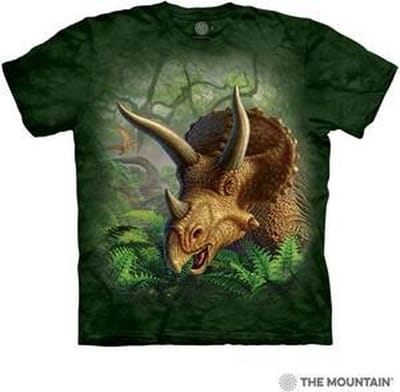The Mountain Adult Unisex T-Shirt - Wild Triceratops