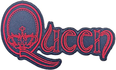 Queen - Q Crown Patch - Blauw/Rood