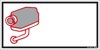 Pickup bord panneau 30x15 cm - Camerabewaking Belgie