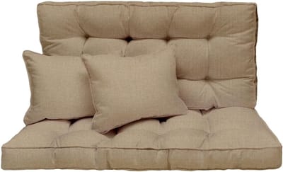 Schommelbank kussen - Zitkussen tuinstoel - Buiten ontspannen - 10 cm dik gevoerd - 120 x 50 cm - Savana Light
