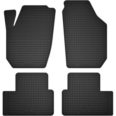 Wielganizator BasicProtect - Rubberen Automatten - 1,5 cm Rand - 4 Stuks - Geschikt voor Volvo S60 I Liftback (2000-2009)
