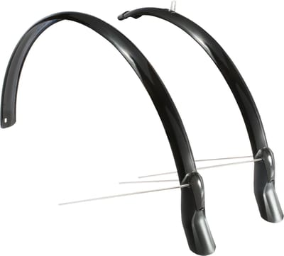 Eurofender Scatto spatbordset 28" x 51 mm - Zwart