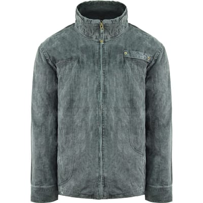 Trespass Lange Mouw Zip Up Grijs Heren Southgate Canvas Jas MAJKCAD10007 SHARK