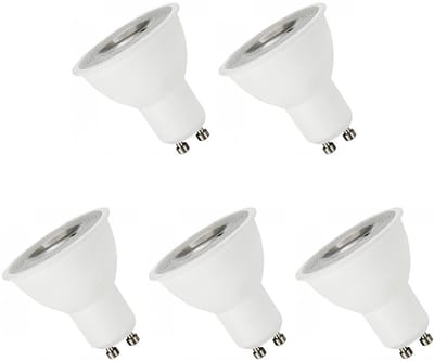 Spectrum LED Lamp GU10 4W - 230V - 350 Lumen - 4000K Neutraal Wit - Natuurlijk licht - Energiezuinig - 5 stuks