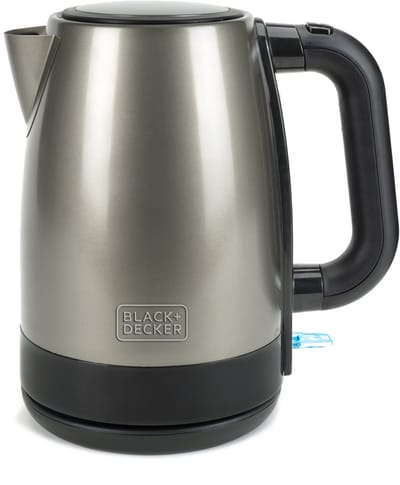 Black & Decker Waterkoker Kettle 2200W 1.7L Brushed Stainless Steel - Pantone 10394/zwart - 2200 W