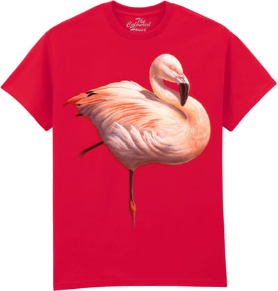 Flame Flamingo The Coloured House T-shirt S
