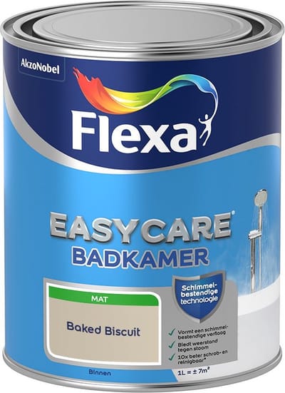 Flexa - Easycare Badkamer - Baked Biscuit - Mengverf - 1 L