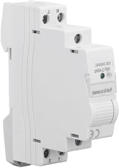 Slimme Energiemeter - Stroomverbruik Monitor - Energie Besparen - Real-time Data - AC 100-240V - Wit