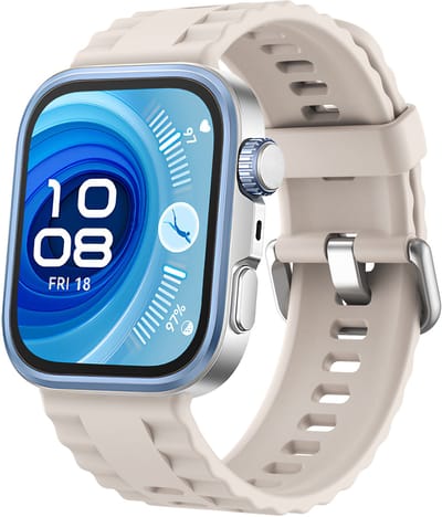 Strap-it Classic siliconen bandje met gespsluiting - geschikt voor Huawei Watch Fit 3 / Watch Fit 4 / Watch Fit 4 Pro / Watch Fit 5 / Watch Fit 5 Pro (sterrenlicht)