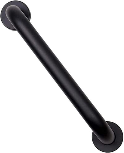 Veiligheidsbeugel Badkamer - Handgreep Douche - Valpreventie Thuis - Roestvrij Staal - 30 cm - Mat Zwart