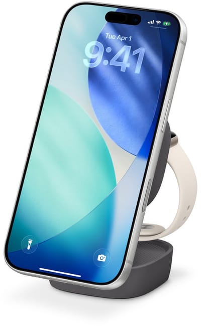 Belkin UltraCharge Pro 2-in-1 magnetische oplader - Grijs